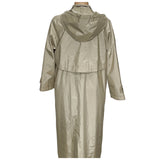 Fleet Street Gold Rain Coat - Women's Size 10