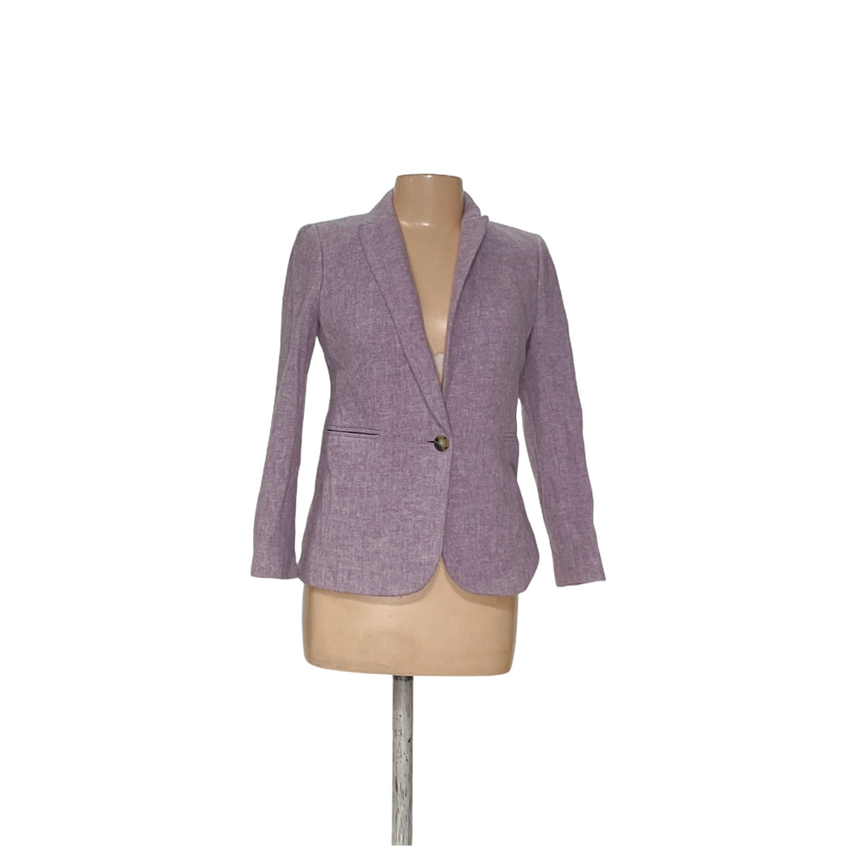 J. Crew Multicolor Wool Blazer - Women's 6P