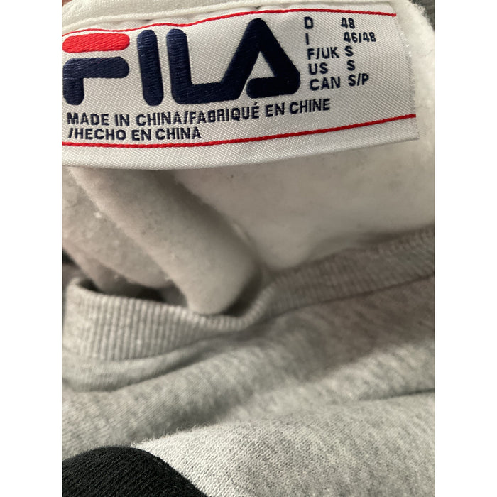 Fila Gray Cotton Pullover Sweater - Men's S