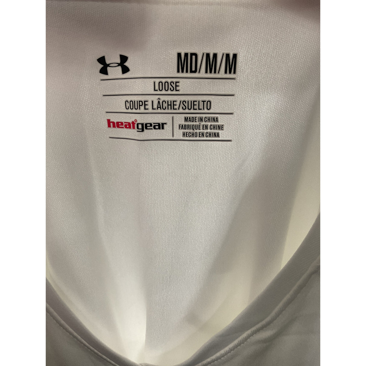 Under Armour Women's White Activewear Top, Size M