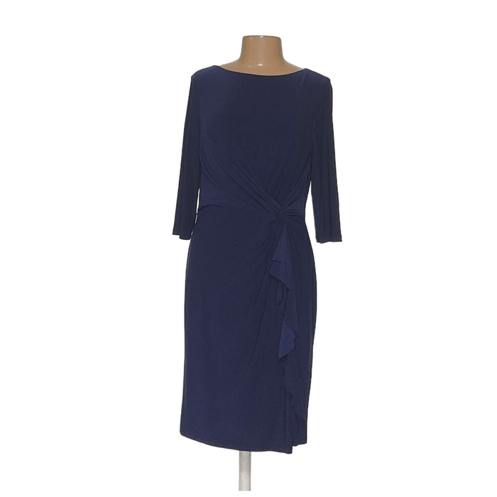 Lauren Ralph Lauren Blue Wrap Dress