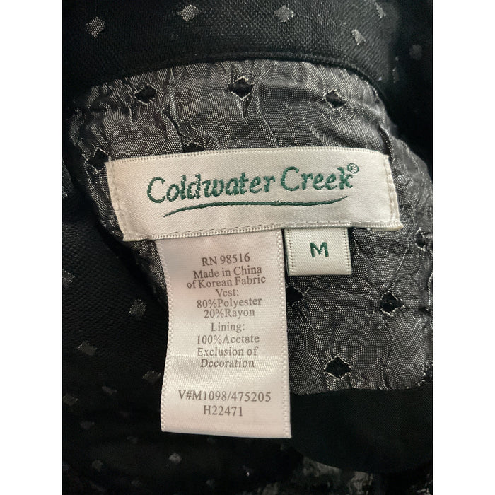 Coldwater Creek Multi-Colored Vest Sweater - Women's M