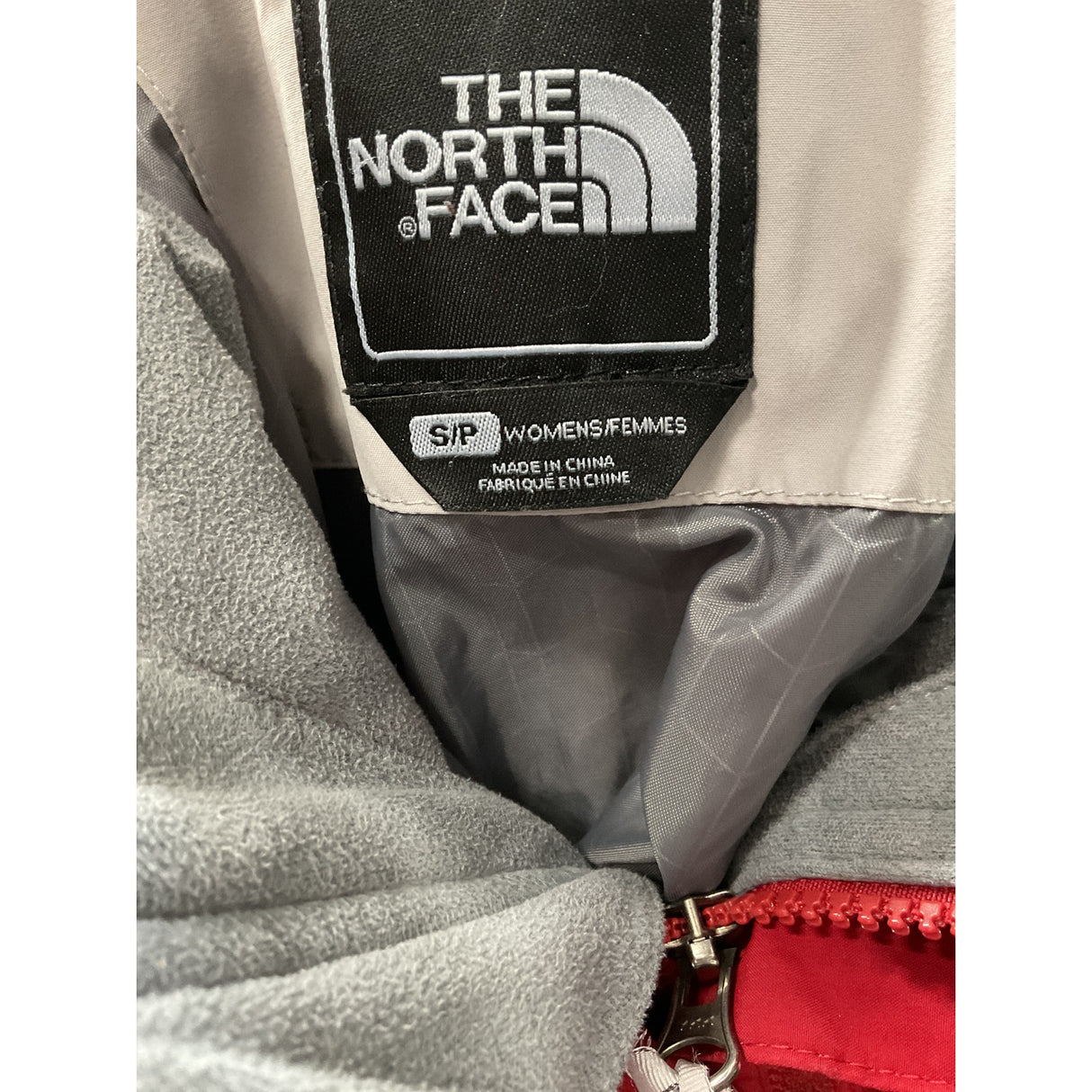 The North Face Women's Red Windbreaker Jacket - Size S