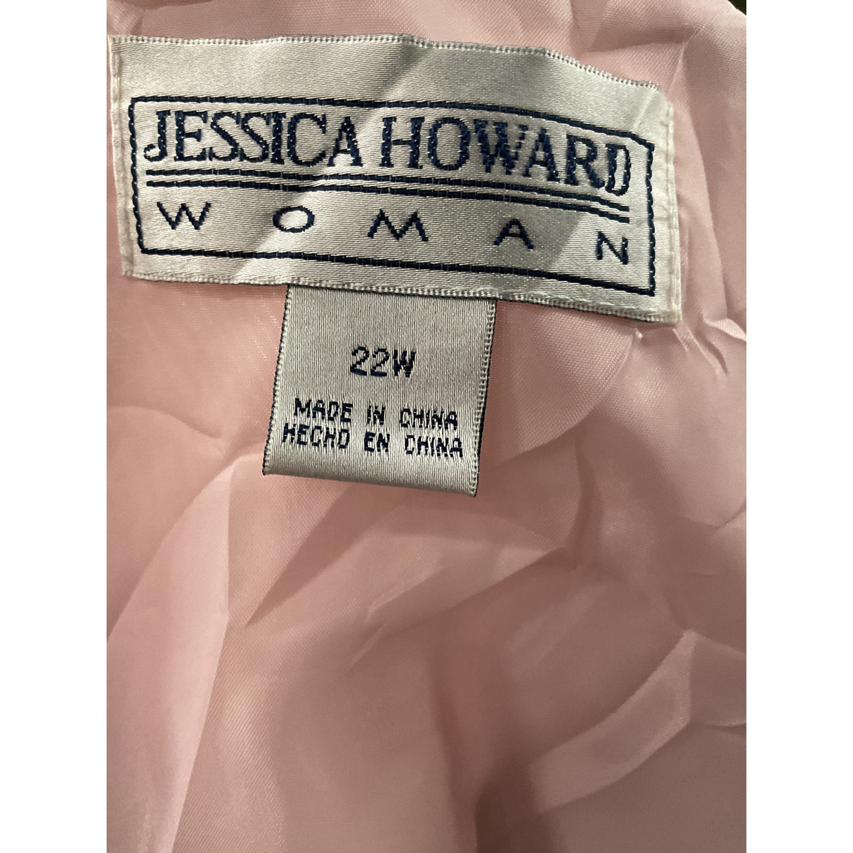 JESSICA HOWARD Pink Plus Size Blazer