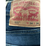 Levi's Men's 34x34 Straight Blue Jeans