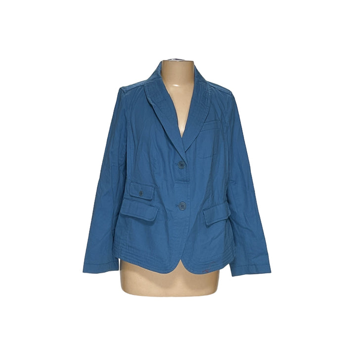 Talbots Blue Basic Jacket