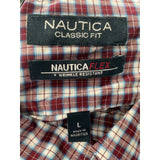 Nautica Multicolor Plaid Dress Shirt