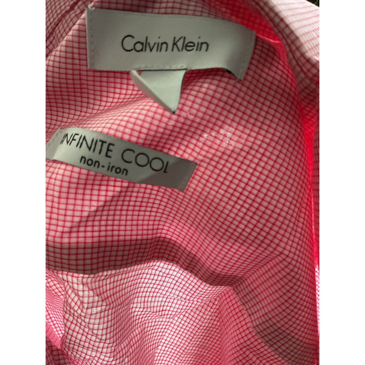 Calvin Klein Men's Pink Button-Up Shirt