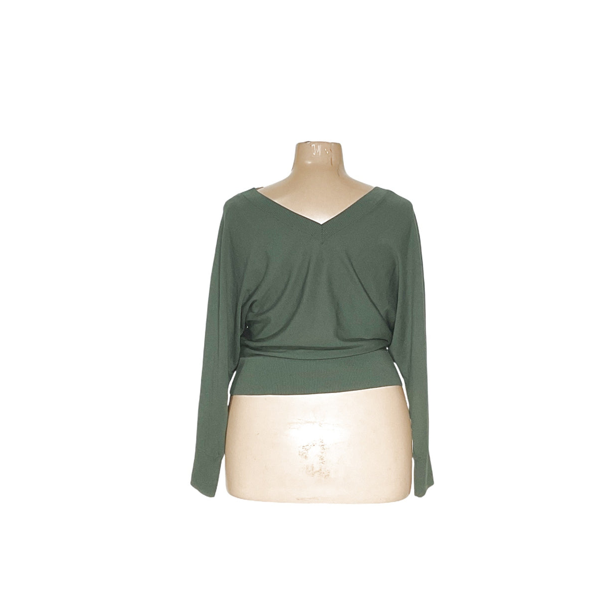 Express Green Pullover Sweater - Women's L