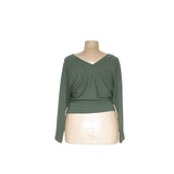 Express Green Pullover Sweater - Women's L