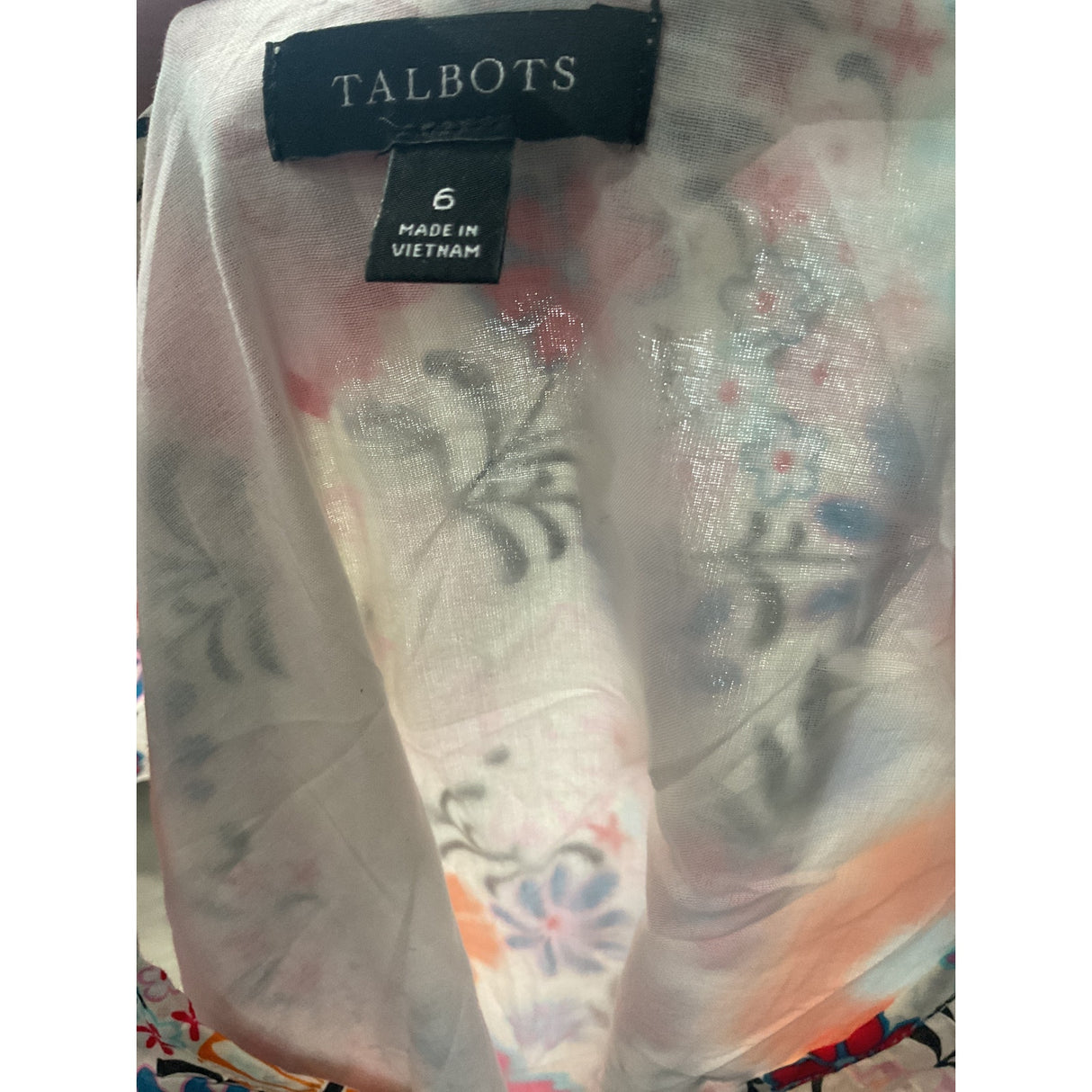 Talbots Multicolor Midi Dress