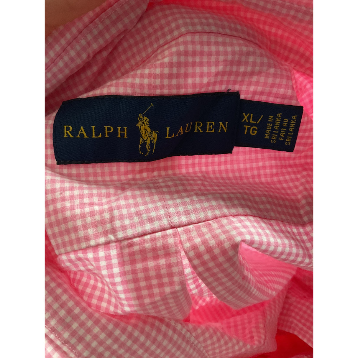 Ralph Lauren Pink Men's Short Sleeve Shirt