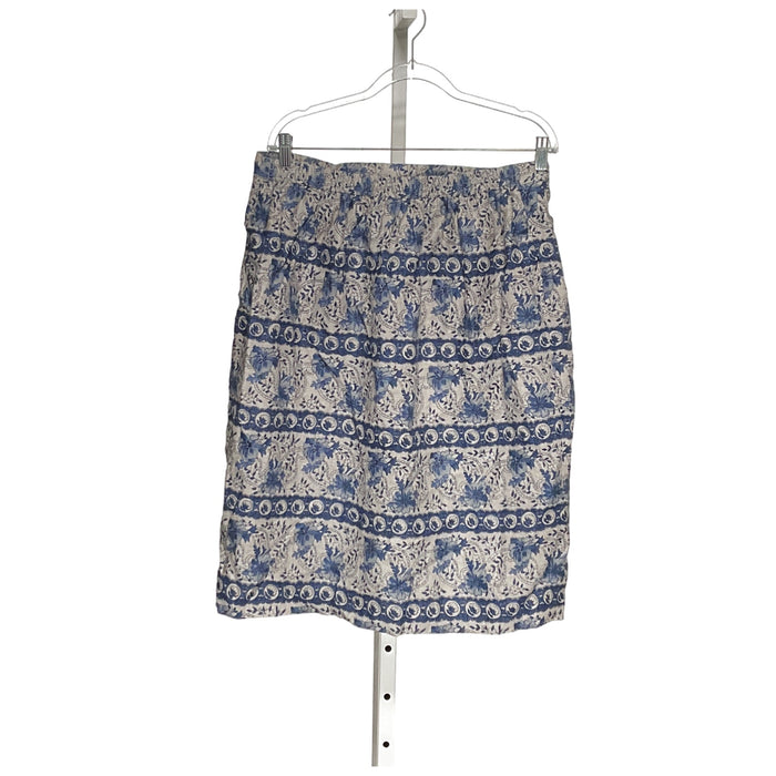 Charter Club Blue Linen A-Line Skirt - Size 16W