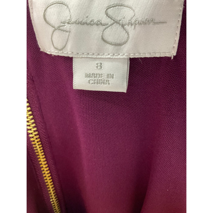 Jessica Simpson Purple Shift Midi Dress - Size 8