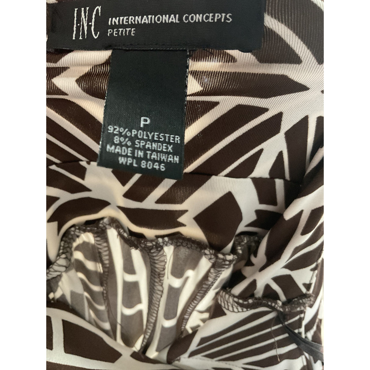 INC International Concepts Multicolor Hi-Low Wrap Dress