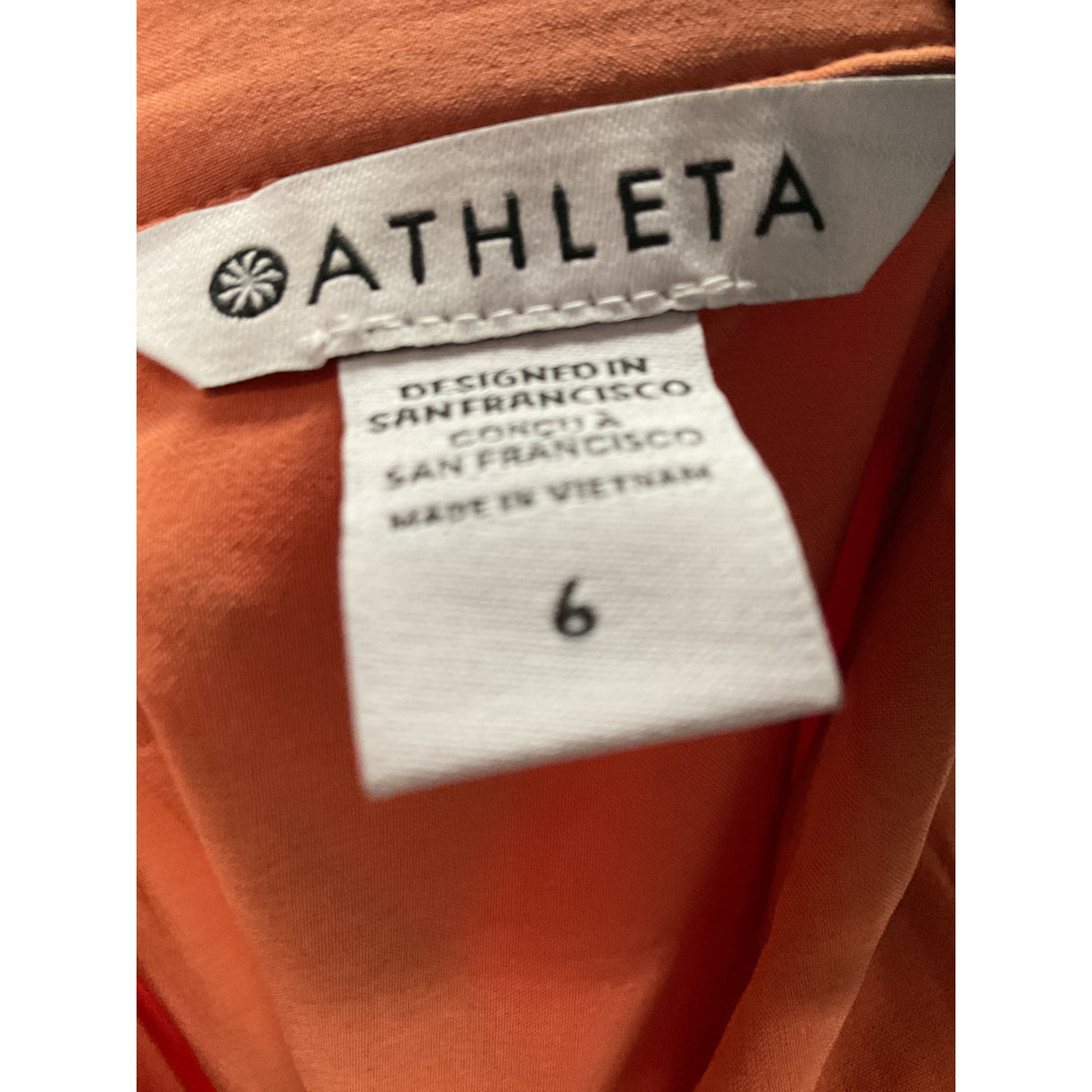 Athleta Orange Jumpsuit, Women's Size 16