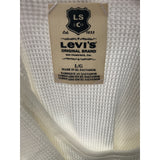 Levi's Women's White Cotton Blouse, Size L