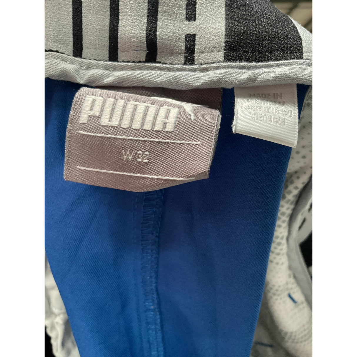 Puma Men's Blue Bermuda Shorts - Size 32