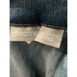 Chico's Women's Blue Denim Jacket Size 2