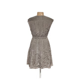 Jessica Simpson Gray Wrap Midi Dress - M