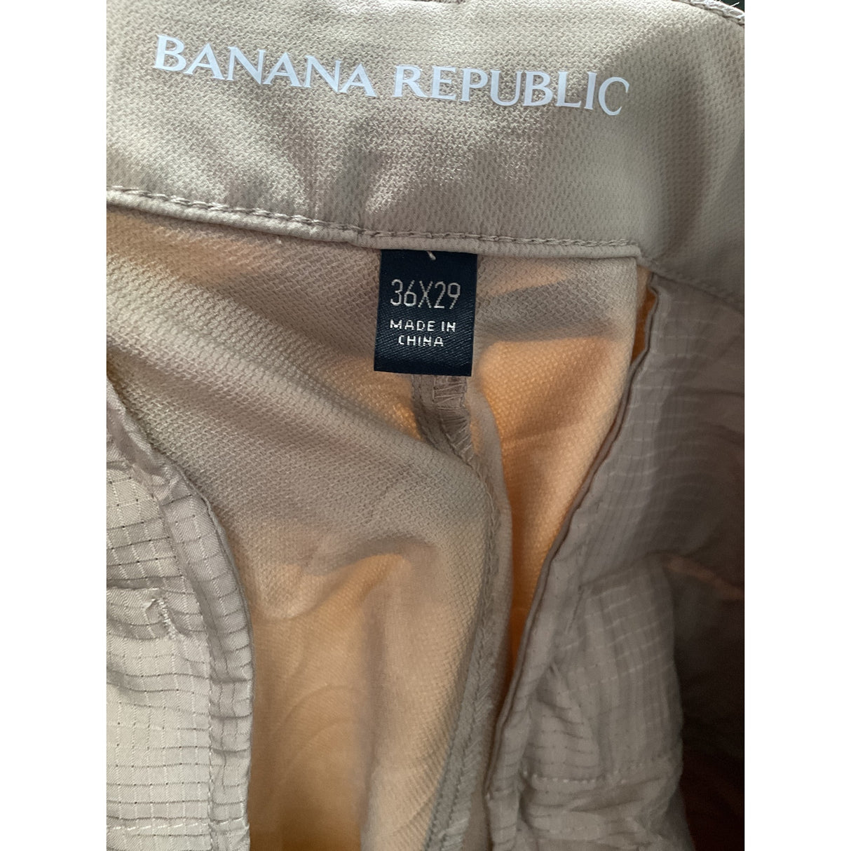 Banana Republic Men's Beige Ankle Pants 36x29