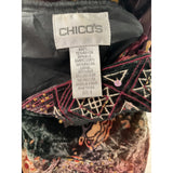 Chico's Multicolor Rayon Hoodie Size 0