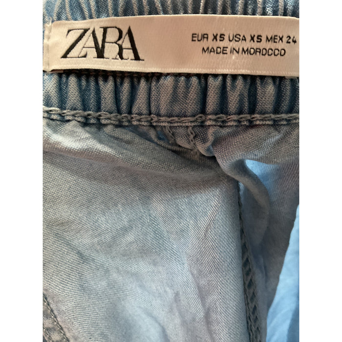 ZARA Blue A-Line Skirt - Women's Size XS