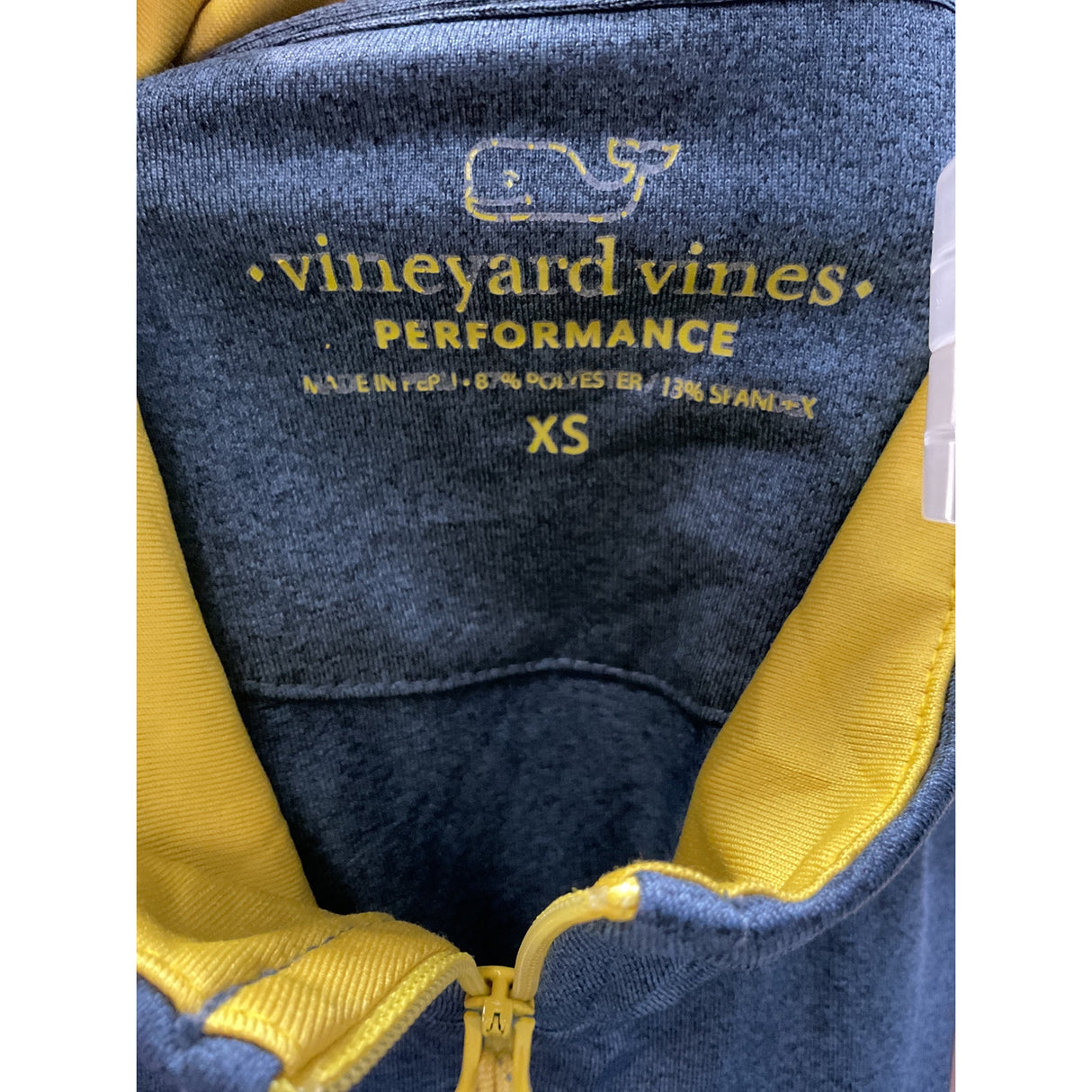 Vineyard Vines Blue Henley Sweater