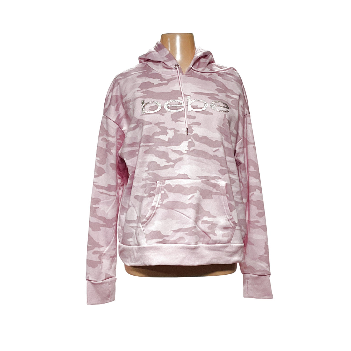 BEBE Pink Camo Hoodie - Size 3X