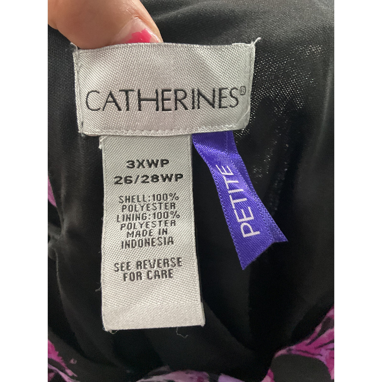 Catherines Multicolor Shift Dress in 3XWP