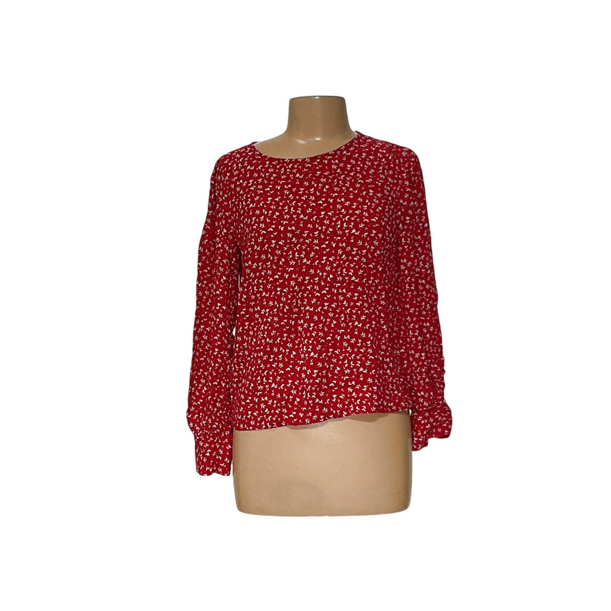 J. CREW Red Cotton Blouse - Women's Size S