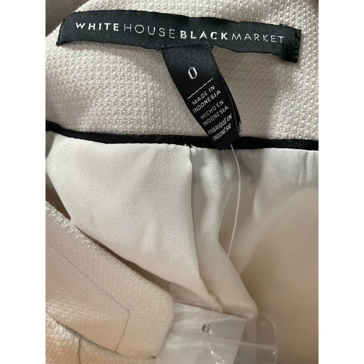 WHBM Cream Blazer - Size 0