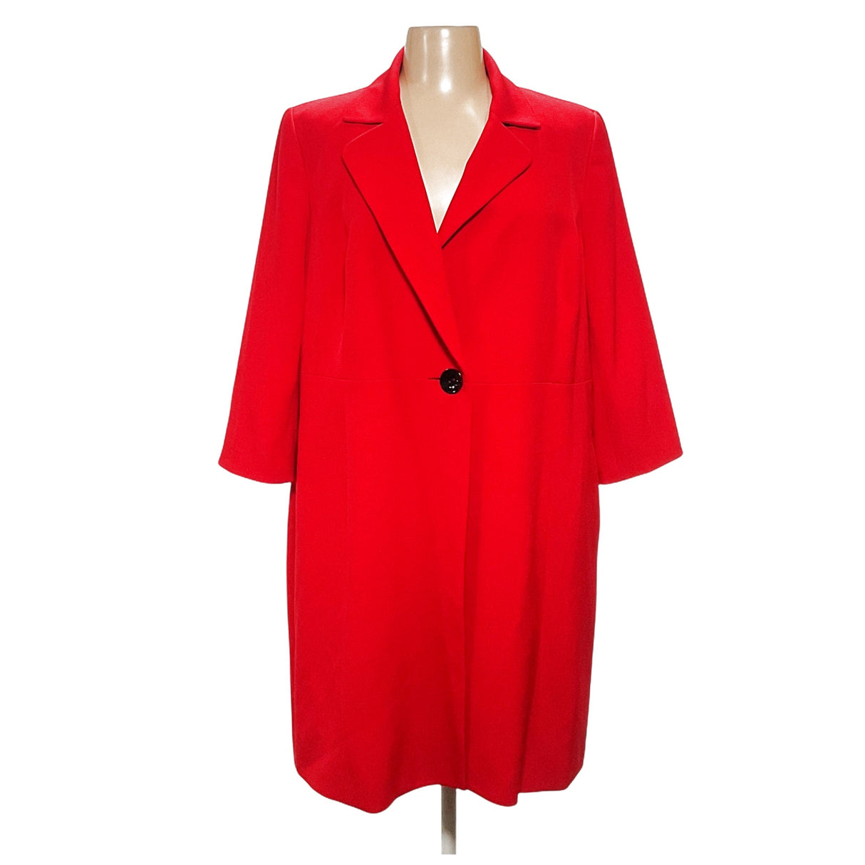 Kasper Red Fall Overcoat - Women's Size 22W