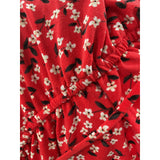 Floral A-Line Midi Dress - Banana Republic