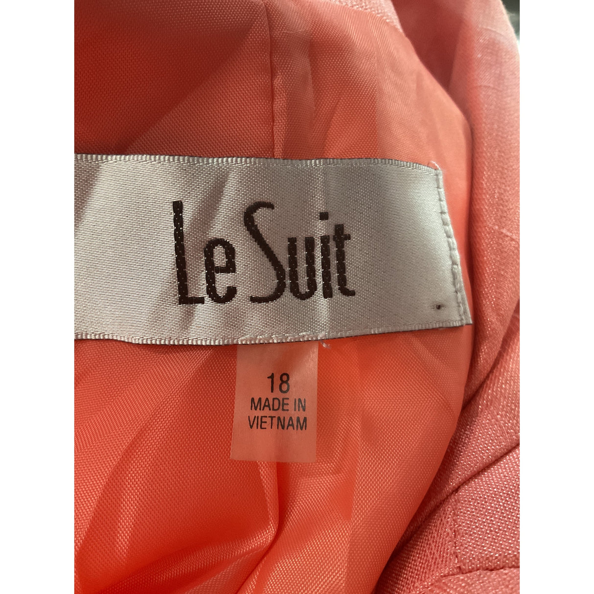 Le Suit Women's Pink Blazer Size 18