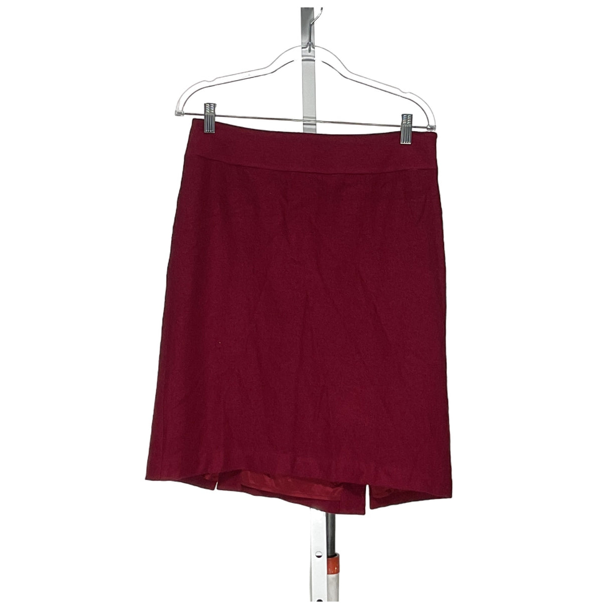 Banana Republic Red Wool Midi Skirt - Size 8