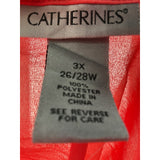 Catherines Pink Button-Up Top 26/28w