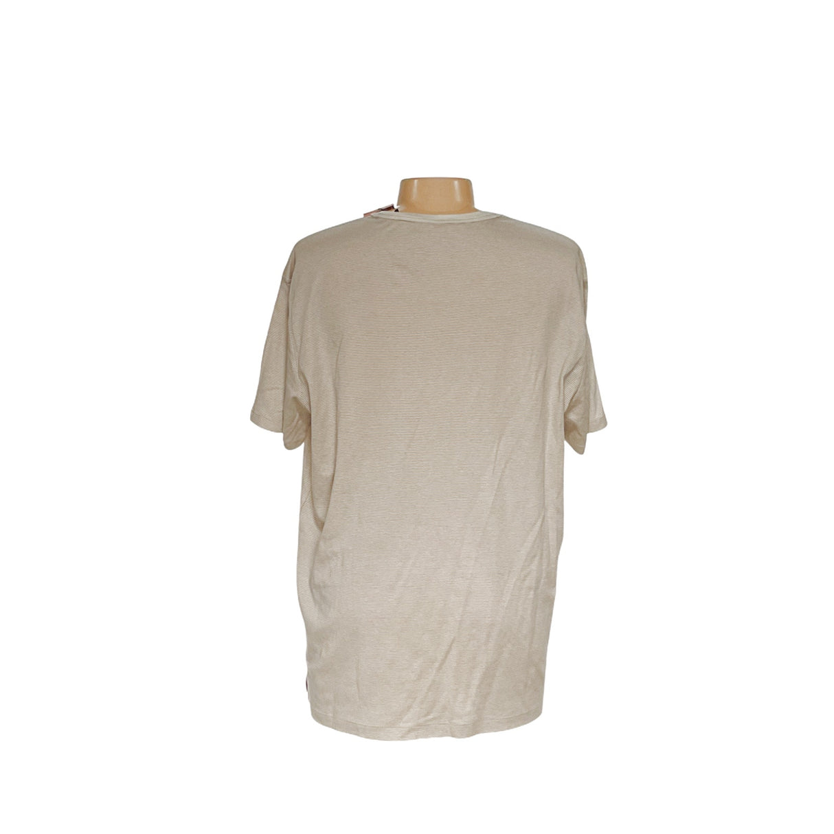 Banana Republic Men's Beige Striped T-Shirt - XXL