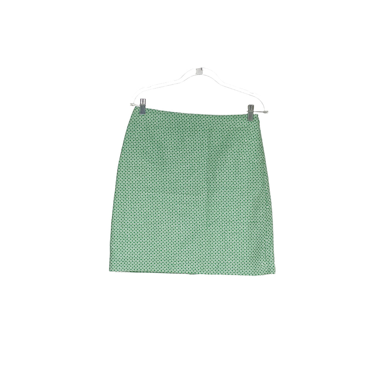 Bode Women's Green Mini Tweed Skirt