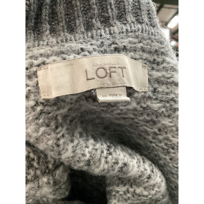 LOFT Gray Cardigan - Size M