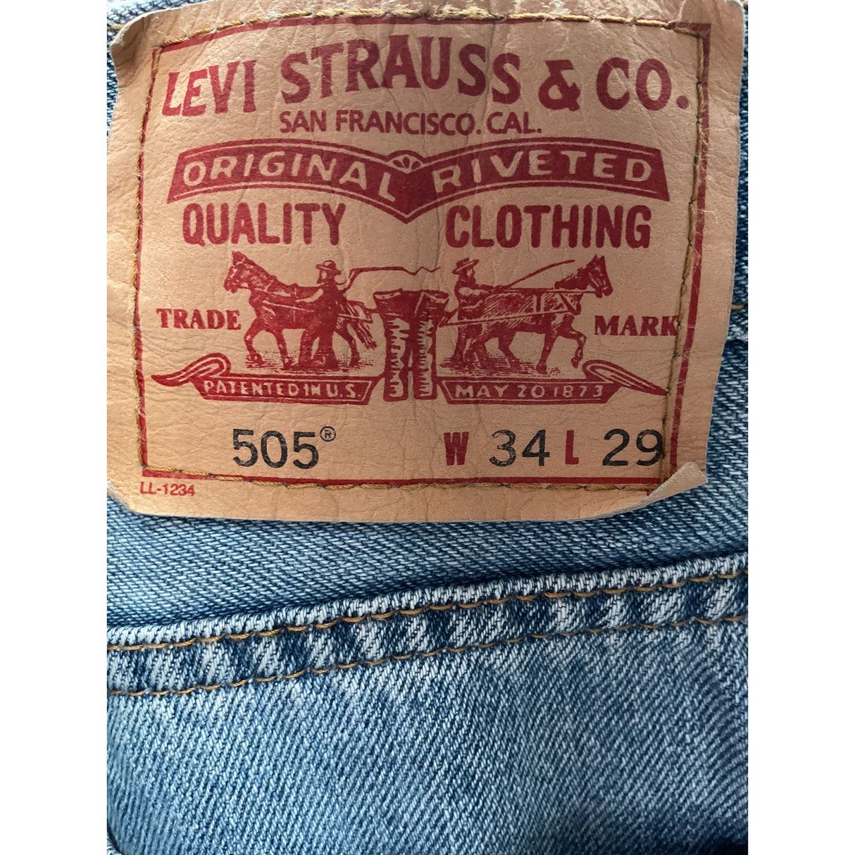 Levi's Blue Men's Ankle Jeans - 34 x 29