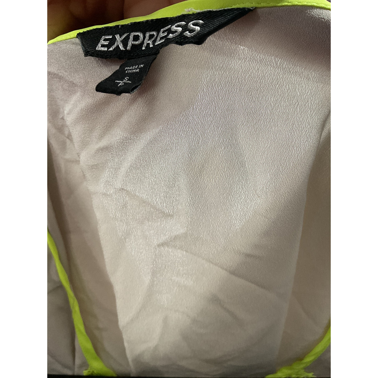 Express Women's Cream Blouse - Size S