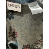 Chico's Multicolor Cotton Blazer