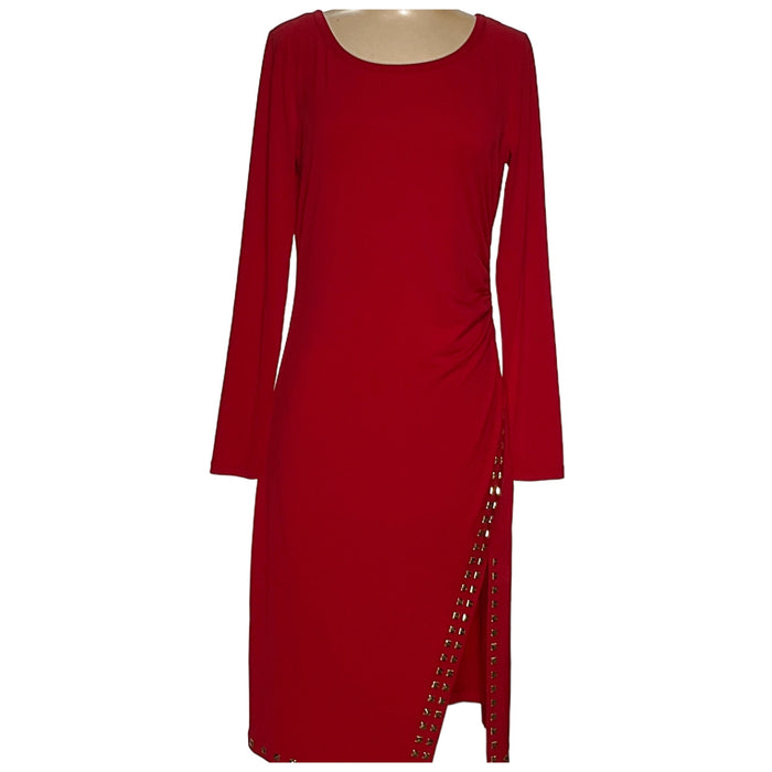 Michael Kors Red Bodycon Dress - Size M