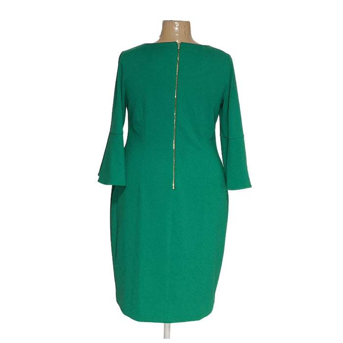 Calvin Klein Green A-Line Dress for Women