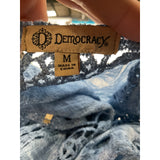 Democracy Blue Cotton Blouse M