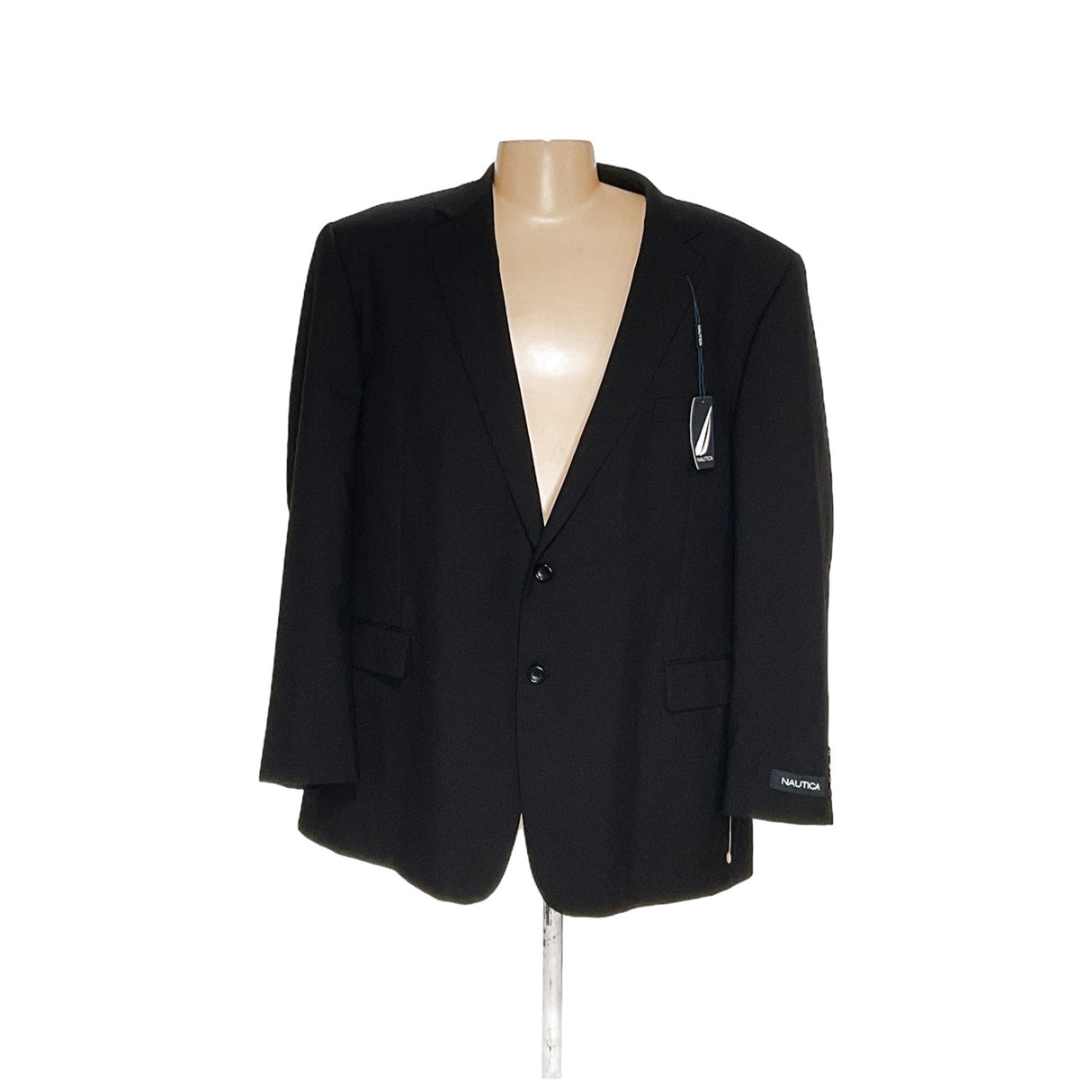 Nautica Black Wool Blazer 52R