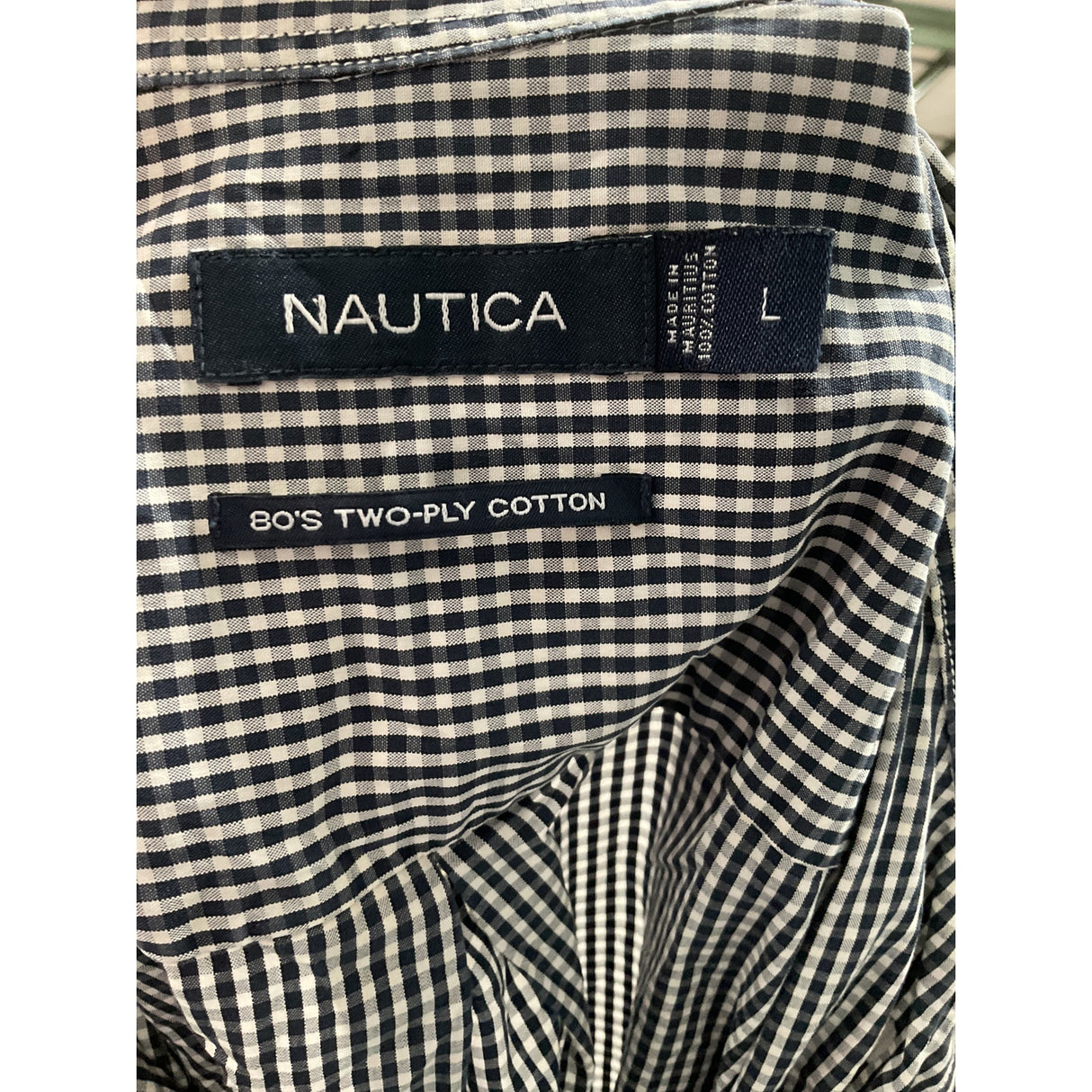 NAUTICA Men's Multicolor Button-Up Shirt