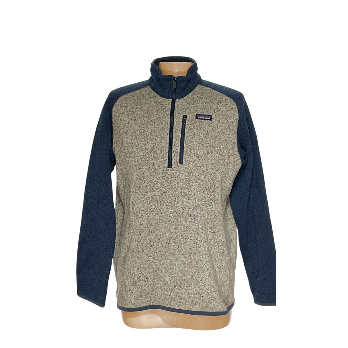 Beige Patagonia Men's Henley Sweatshirt