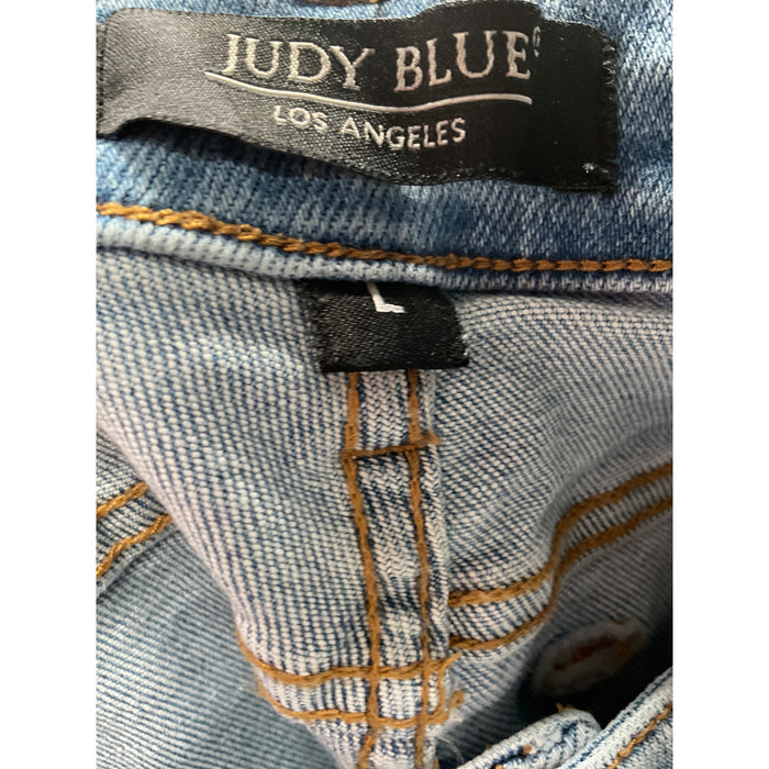 Judy Blue Women's Blue Bermuda Shorts - Size L